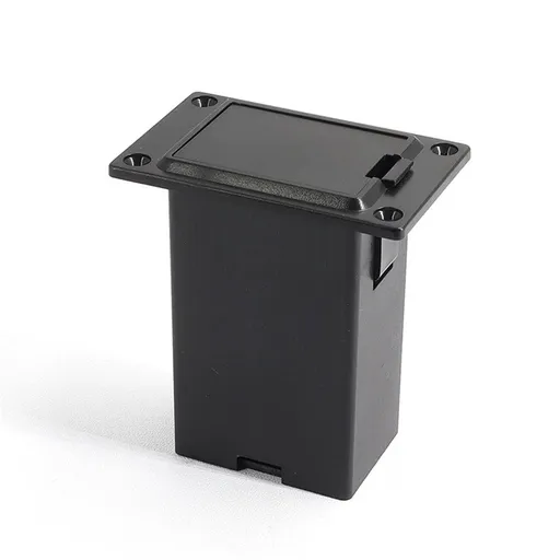 2 Set Black Guitar Pickup Battery Box,Battery Guitar Case,Acoustic Guitar Pickup Parts,Case Holder Replacement ,Pickup Shell Cover Installed on Guitar Bass with 9V Battery Box (only Battery Boxs)