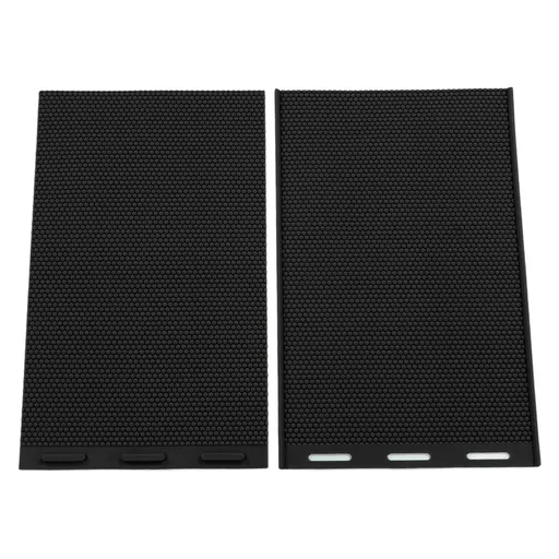 2PCS Beeswax Press Sheets 5.4mm Silicone Flexible Beeswax Foundation Sheet Beekeeper Equipment for Beekeeping Honeycomb Making Black