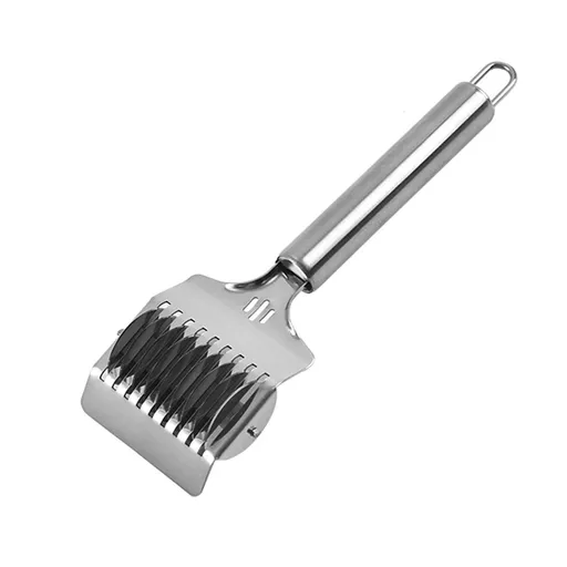 Noodle Cutter roller, Non-slip comfort handle High Grade Stainless Steel Manual Pasta Spaghetti Makers Noodle (8.7x2.76inch)