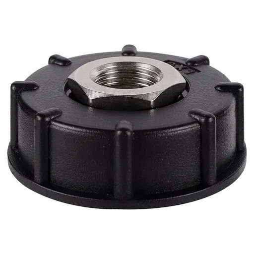 Ibc S60X6 Water Tank Adapter Coarse Thread With Hose Connector Stainless Steel Valve Spout Fittings (3/4" Internal