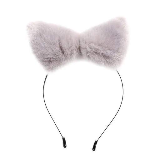 House Of Dasein Furry Fox Ears Pet Play Ddlg Littles Cosplay - Grey