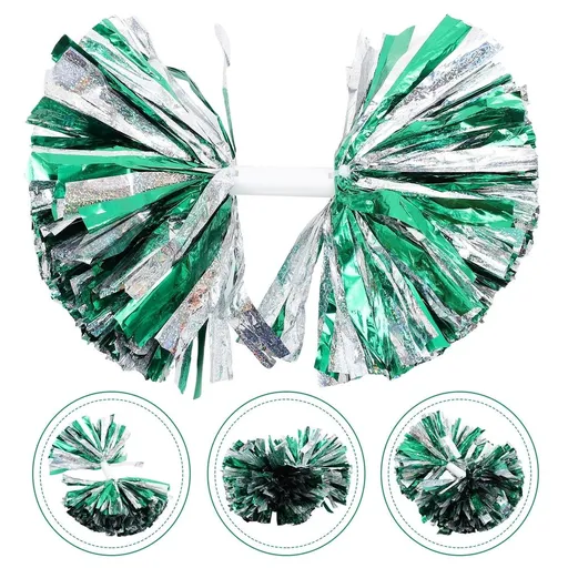 Cheerleading Pom Poms Durable PVC PES Membrane 37cm Multi Color