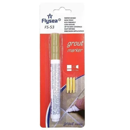 Tile Styling Pen Bathroom Floor Waterproof And Mildew Grout Marker Repair Pens - Khaki