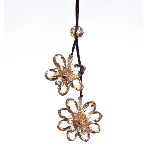 Car Pendant Crystal Snowflake Xiangbaihui GS153 Champagne