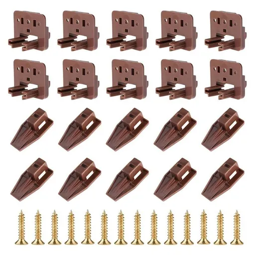 Drawer Slide Track Guides Glides,Drawer Guide for Dresser Slides for Center Mount Drawer Fit -Trak 1 Drawer Systems