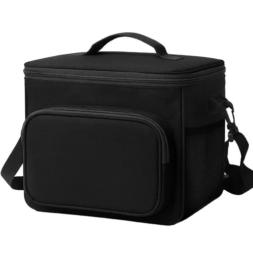Insulated Lunch Box Cooler Large Capacity Lunch Tote Bag for Men Women with Shoulder Strap Fits 12 Cans