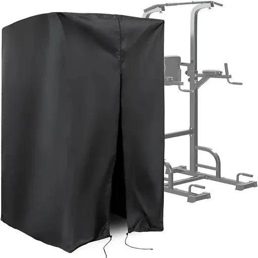 Gym Rack Cover with Waterproof Zipper, Protective Cover for Squat Rack/Weight Lifting Rack/Home Gym Workout Equipment-Indoor or Outdoor