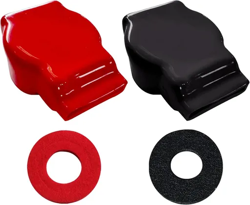 Top Post Flexible Military Spec Battery Terminal Cover, Battery Terminal Clamp Insulator Protector W/Washers for Car, Vehicle, RV and Boat (1 Pair)