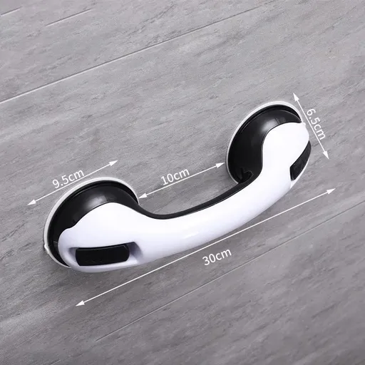 Black Bathroom Grab Bar-Pack of 2