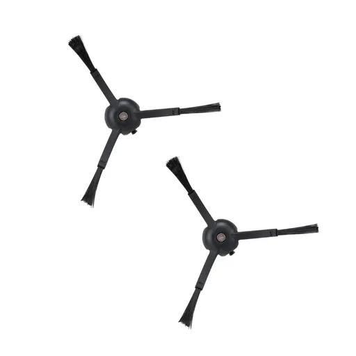 Side Brushes Replacement (2 Pieces) or S8 Pro Ultra, S7 Max Ultra, Qrevo, Qrevo Slim, Series o S7 MaxV/S7/Q7Max/Q8 Max/S8/Q7/Q5/S6/S5/S4/E5/E4/E3/E2 Robot Vacuum Cleaner, Black