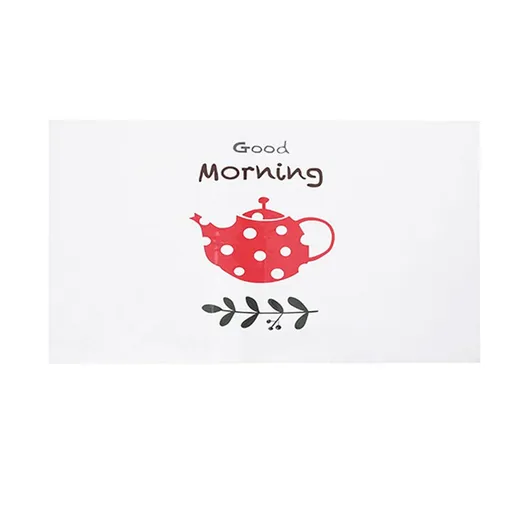 Cartoon and Transparent Self Adhesive Kitchen Oil Resistant Sticker Wall Tile Decals (Teapot)