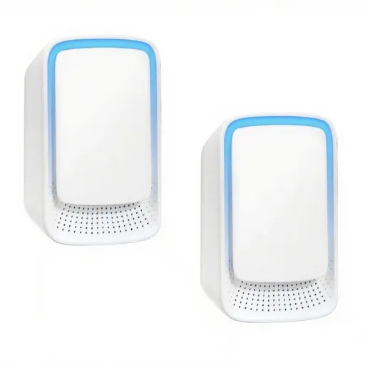 Air Purifier - Pack of 2 Plug-in Negative Ion Air Purifiers - Negative Ion Air Purifier - Home Air Purifier - Negative Ion Air Purifier - Deodorizer - Ionizer - Wit