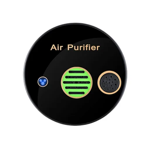 USB Desk Air Purifier, Rechargeable Travel Air Cleaner with ABS Texture