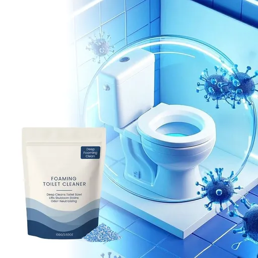 Foaming Toilet Cleaner Powder 100g Deep Cleaning Toilet Bowl Cleaner With Long- Gentle Descaling Odor-Neutralizing -Use Foam Cleaner