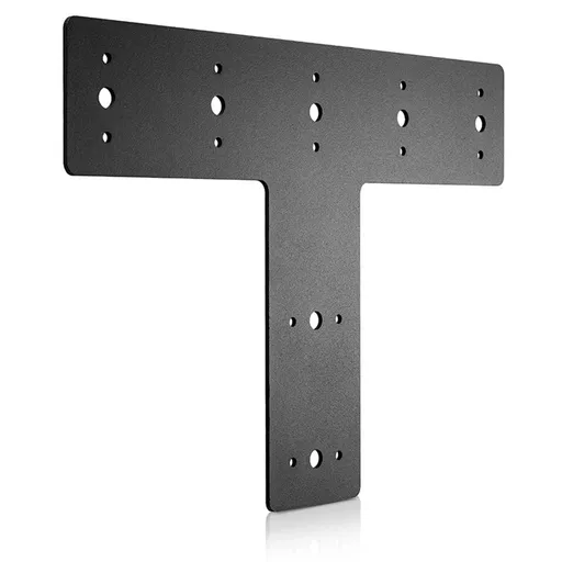 T Shape Steel Flat Bracket (1 pc) with Powder Coating as Mending Plate, Joining Brackets, Connecting Brackets, T Strap. Metal Plate with Holes, T Flat, T Plate for Truss framing