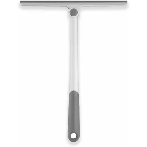 Silicone Shower Squeegee, White Shower Glass Squeegee, Multi-Purpose Silicone Squeegee For Windows, Mirrors, Glass,