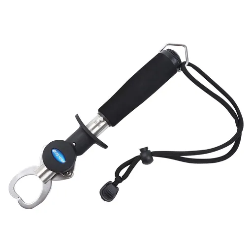 Fish Lip Gripper with Weight Scale and Measuring Tape Fish Scales Grip Grabber Professional Fish Holder Stainless Steel Fish Lip Grabber Fish Lip Grip Tool
