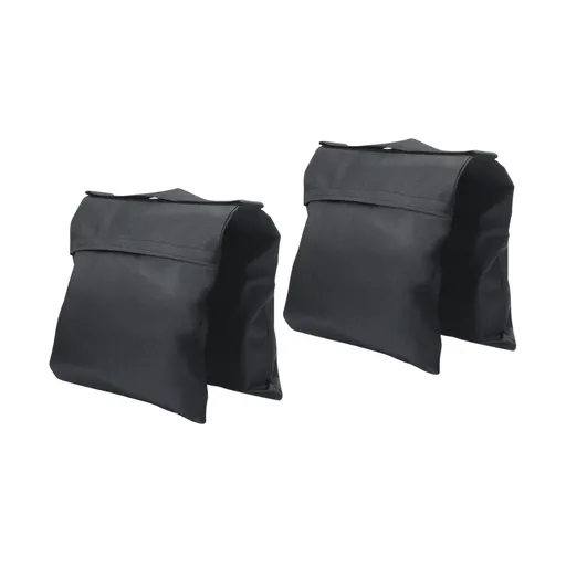 Photography stand weight bag, weight support device, used to prevent camping and travel -2 pieces (black)