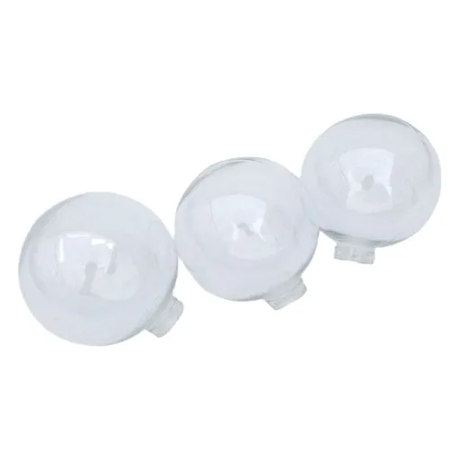 Transparent Christmas Decoration Ball 6cm Transparent