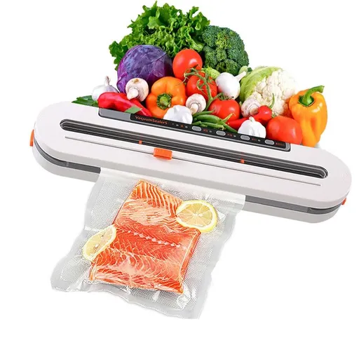Home Vacuum Sealer, All-in-One Automatic Food Preservation Machine for Dry and Wet Items, 30cm Extended Sealing Vacuum Packer, One-Touch Vacuuming to Prevent Odor Transfer and Leaks, Compatible with External Vacuuming, Spot Vacuuming, Dry, and Wet Mo