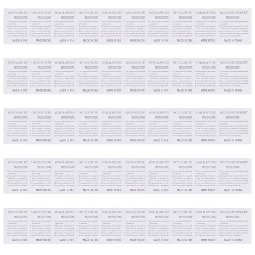 50Pcs Swimming Pool Transparent Repair Sticker Self Adhesive Repair Patch for Inflatable Toy Inflatable Bed PVC Nylon Material