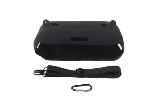 Silicone Protective Case with Shoulder Strap Compatible with Bose SoundLink Max Speaker - Black