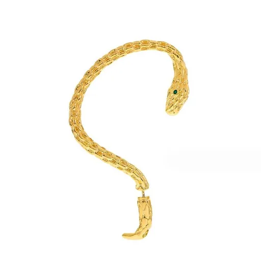 Earrings Gold Snake Ear Climber Gold Cartilage Ear Crawler Earrings Gothic Serpent Clip on Wrap Earrings Pierced Snake Earrings