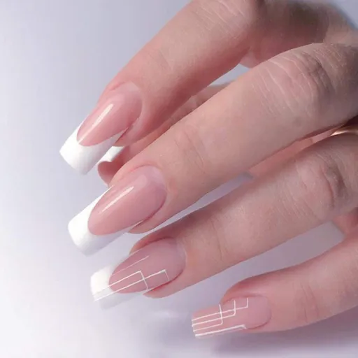 Clear Nail Tips 400pcs Acrylic Fake Nails with Storage Case 10 Sizes Long False Nail for Lady Nail Salons and Home DIY Nail Art