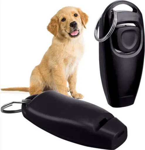Dog Training Whistle and Clicker Set