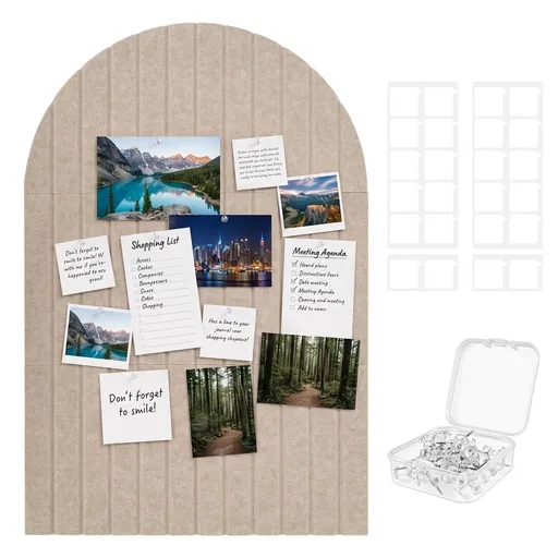 Felt Bulletin Board, Included Nano Adhesive Tabs, Large Overall Size, Safe and Reliable for Office and Home