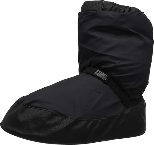 Unisex Warm-Up Bootie Dance Shoes Black Black Black 34 35