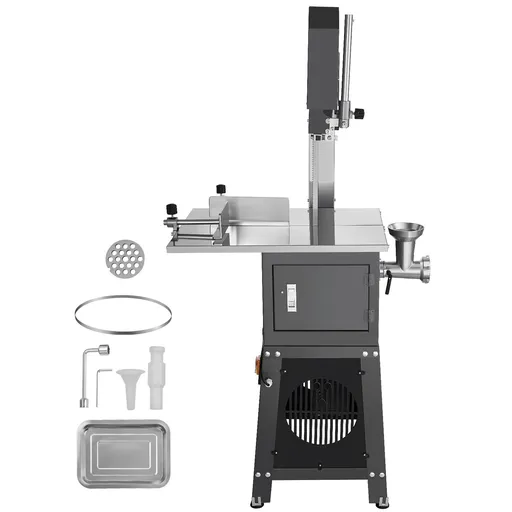 550W Commercial Electric Meat Bandsaw Stainless Steel Bone Sawing Machine