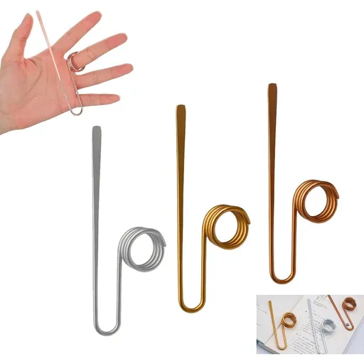 3pcs Book Holder Ring Metal Thumb Page Holder Lightweight Book Opener for Comfortable Reading Gifts for Book Lovers