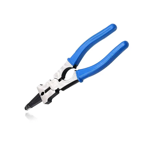 Professional Multi-Functional 8" Anti-Rust Welding Pliers - Reliable and Durable, Non-slip Wire Cutting Pliers for Scraping Spatter Gripping Drawing Wire, Car Accessories (Blue)