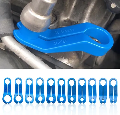 Car Fuel Line Disconnect Removal Tools, Car Transmission Oil Cooler Line Remover Quick Disconnect Kit Includes 3/16 1/4 5/16 3/8 1/2 5/8 3/4 7/8 Inch for Ford, Mazda, Chrysler