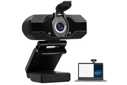 1080P Full HD USB Webcam with Microphone for PC Desktop and Laptop
