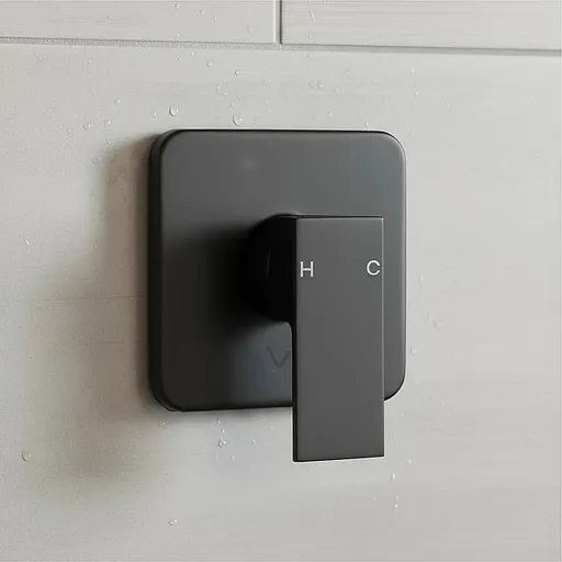 Shower Bath Mixer Tap Bathroom WATERMARK Approved - Electroplated Matte Black