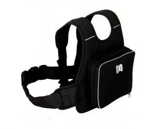 Children Motorcycle Safety Harness for Electric Bike Adjustable Kids Security Strap with Storage Bag Black Anti-Fall Protection Gear Front and Rear Use