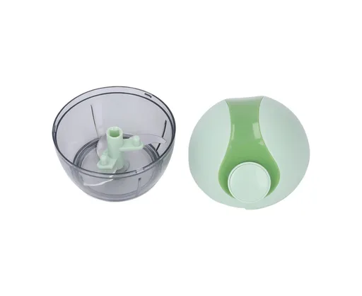 Manual Garlic Chopper Multifunctional Mini Hand Pull String Garlic Mincer Food Processor for Home Light Green