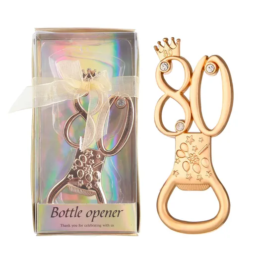 Birthday Number 80 Bottle Opener Alloy Party Favors Beer Bottle Opener for Birthday Wedding Anniversary
