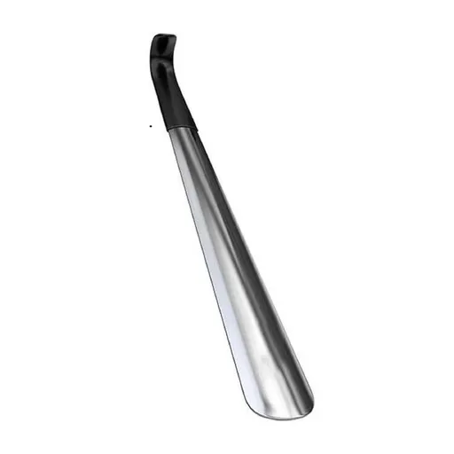 Shoe Horn, Long Handle Metal Shoehorn, Stainless Steel Shoe Spoon Helper, Non Slip Grip Shoe Helper, Boot Horn for Shoes Boots, Extra Long Shoe Horn for Seniors Men Women Boots Shoes, 16.5 Inch