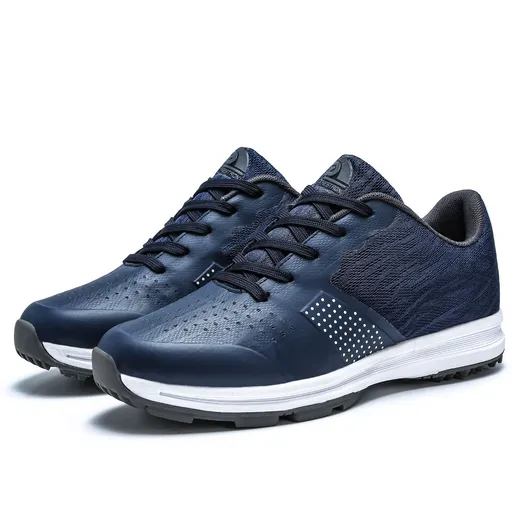 THESTRON Mens Golf Shoes Waterproof Non Slip Blue US 11.5-EUR 47