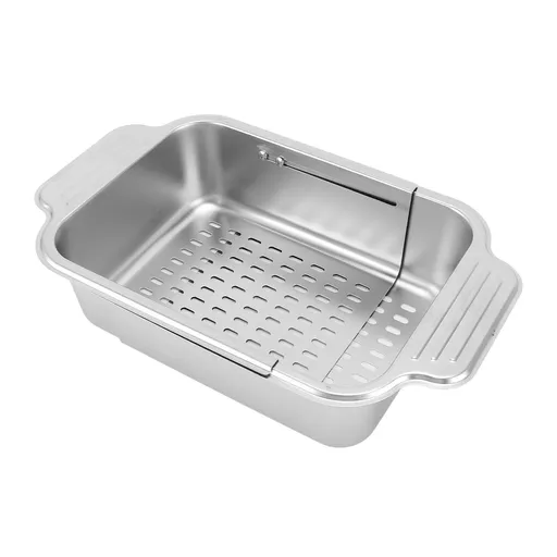 Expandable Dish Drying Rack Stainless Steel Over Sink Dish Drainer Rack Basket Shelf for Kitchen Counter