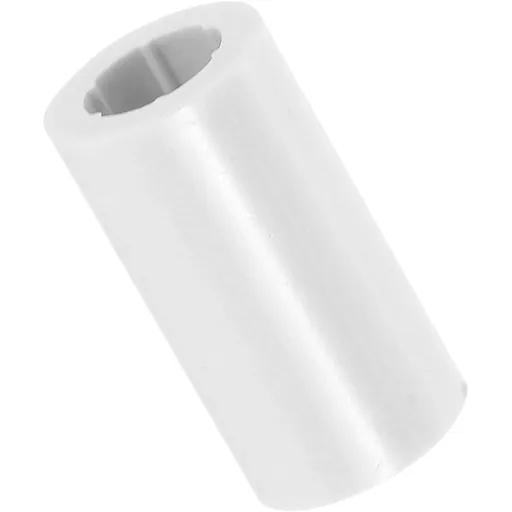 Plastic Cue Ferrule Replacement for Snooker and Pool Cues - White Lightweight Billiard Accessory