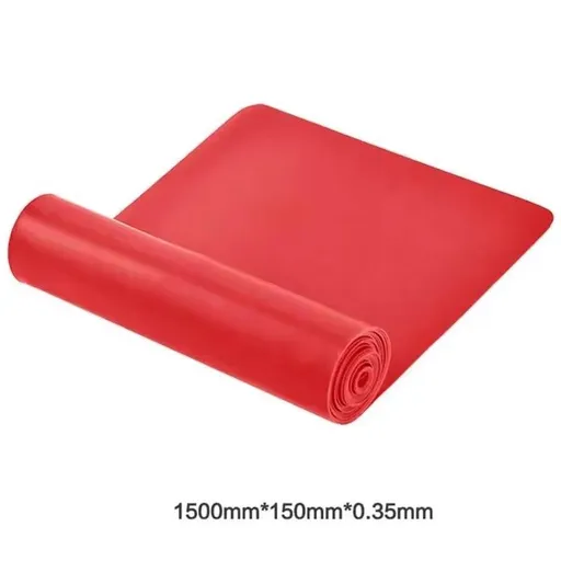 Resistance Band QZE Rubber 1.5m 1.5m resistance sheet [red]