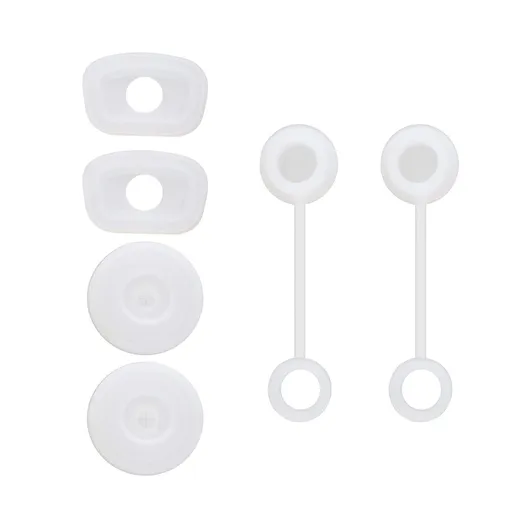 Square Spill Proof Stopper Round Lid Leak Stopper Silicone Straw Cover Cap Set Cup Bottle Accessories