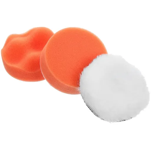 3Pcs Drill Buffer Attachment Assorted Color Buffing Polishing Pads for Car Detailing