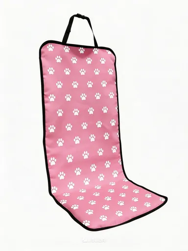 PetPinkPawPrintCarMat