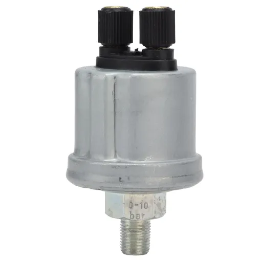 10Bar Oil Pressure Sensor Stainless Steel Engine Oil Pressure Sensor Replacement for Large Trucks Excavators Generators 1/8 (10mm/0.39in)