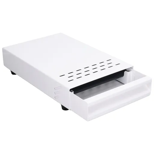 Coffee Knock Box Drawer Stainless Steel Thickened Coffee Residue Powder Box for Household ShopWhite